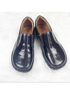 Alegria Oz Choco Patent Leather Slip-On Shoes